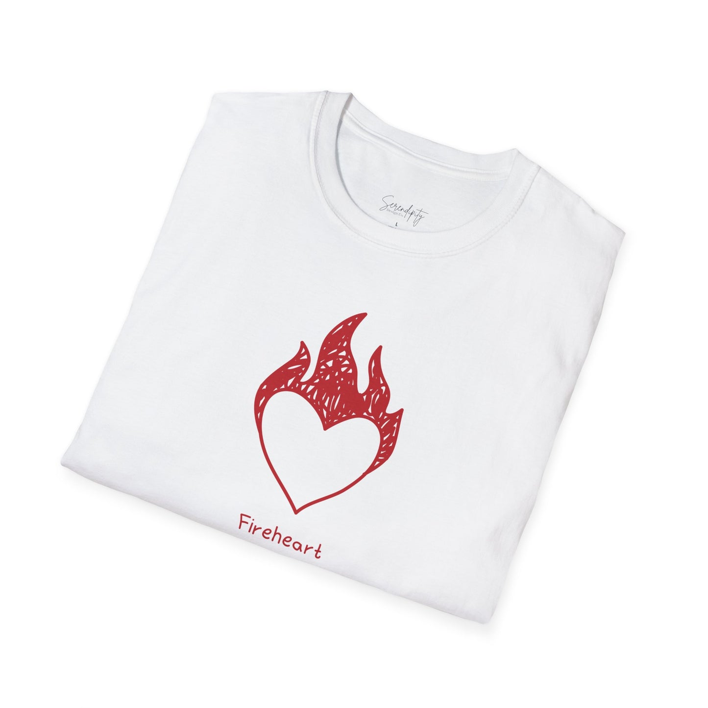 Fireheart Hand-drawn Soft Style Tee