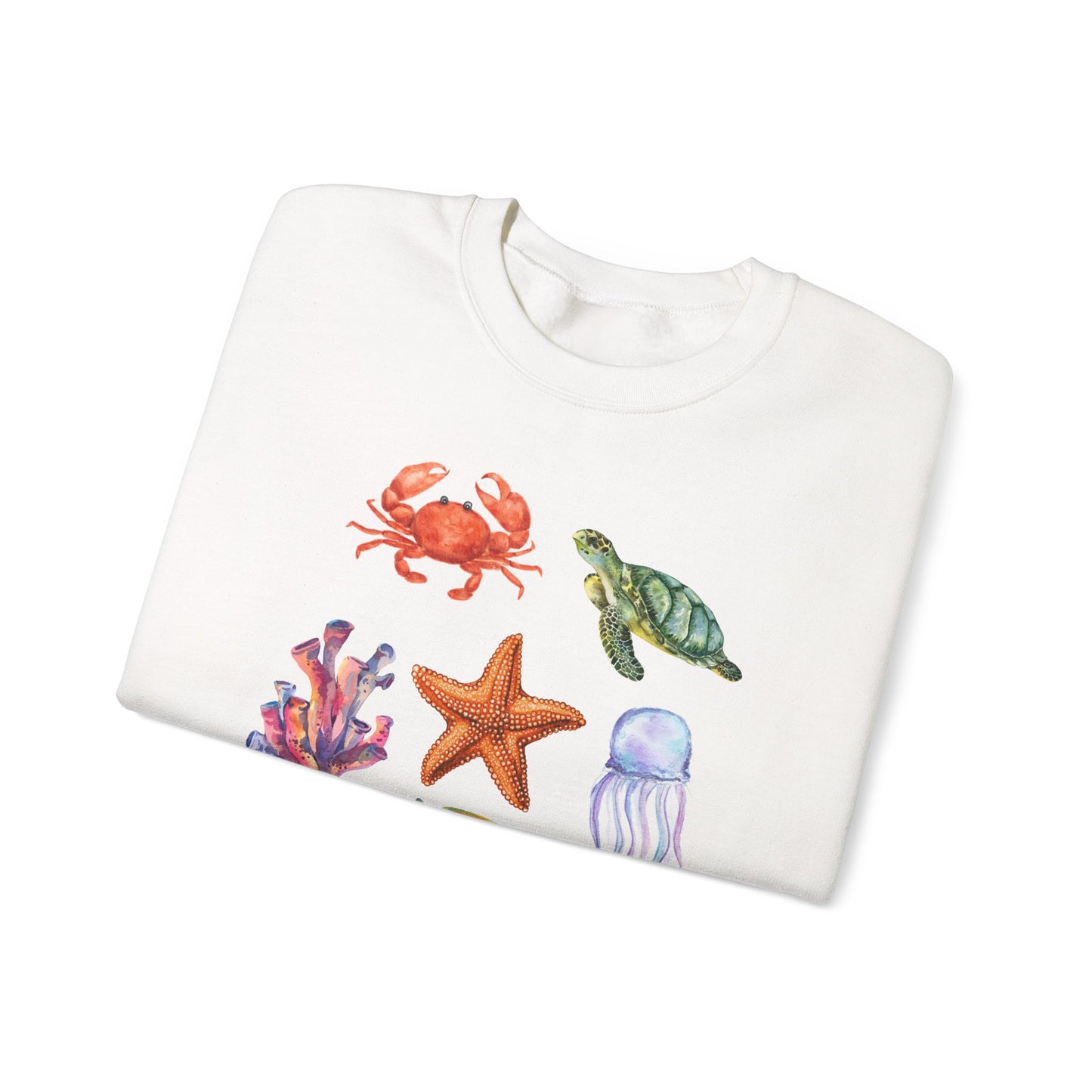Ocean Creatures Crewneck Sweatshirt
