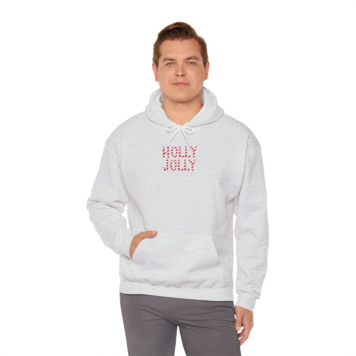 Holly Jolly Candy Cane Unisex Hoodie