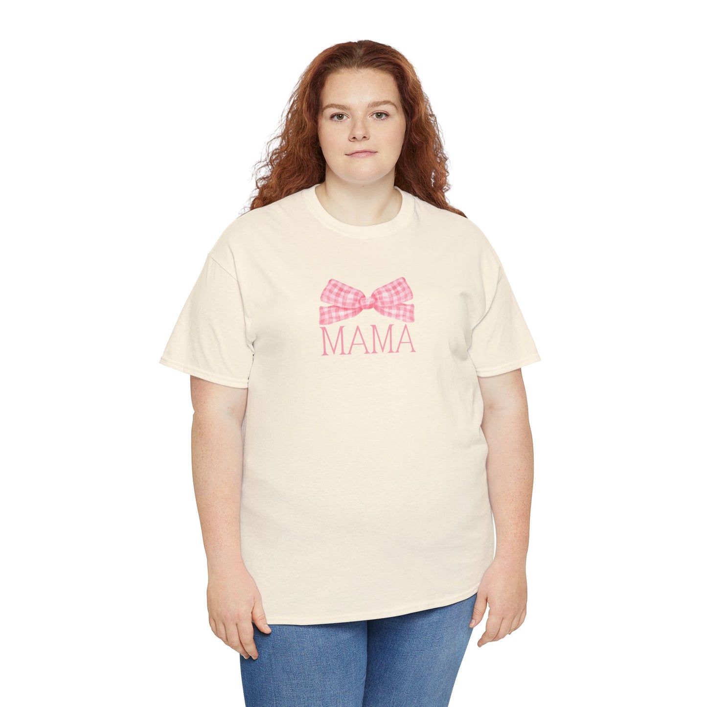 Mama Pink Bow Unisex Tee