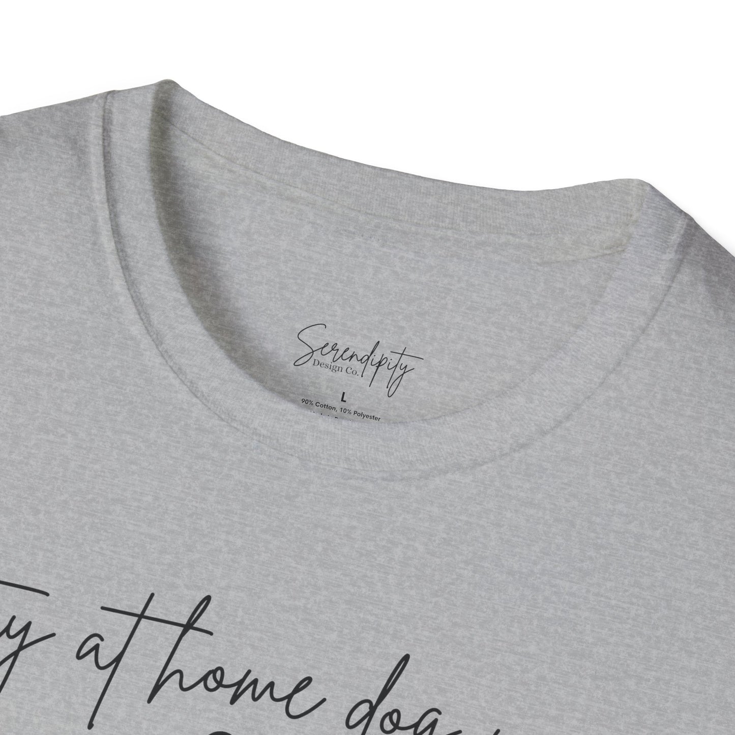 Stay At Home Dog Mom Soft Style Tee