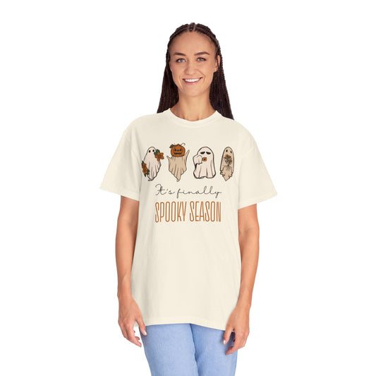 It's Finally Spooky Season Comfort Colors Tee