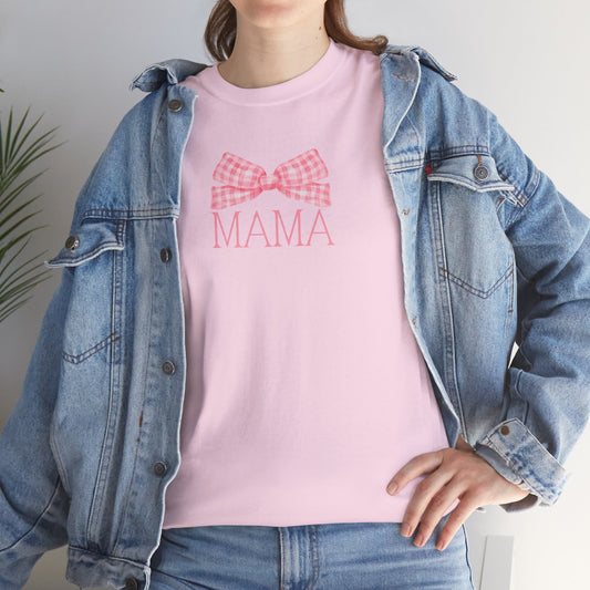 Mama Pink Bow Unisex Tee