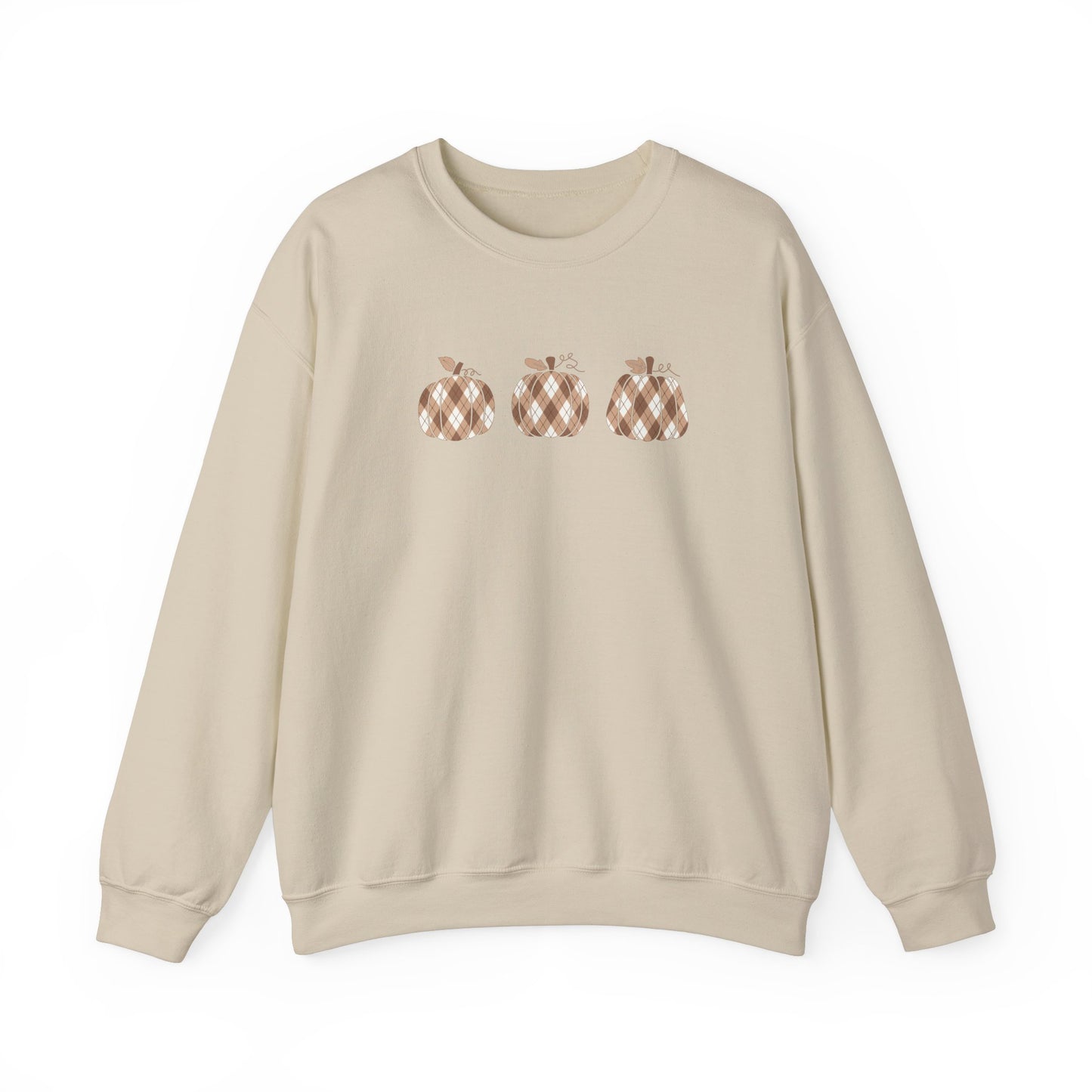 Plaid Pumpkins Unisex Crewneck