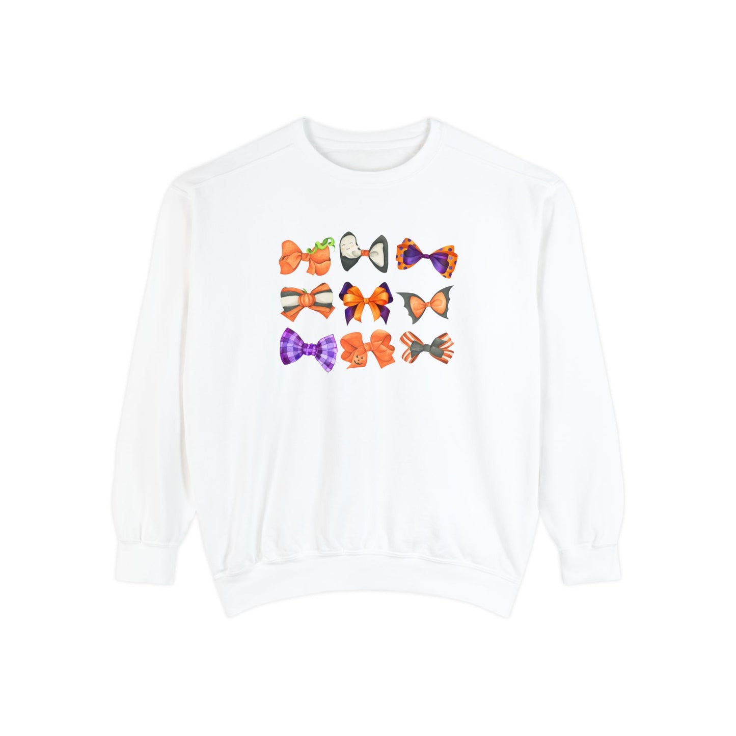 Halloween Bows Comfort Colors Sweatshirt