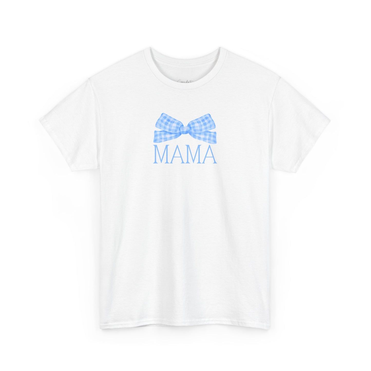 Mama Blue Bow Unisex Tee