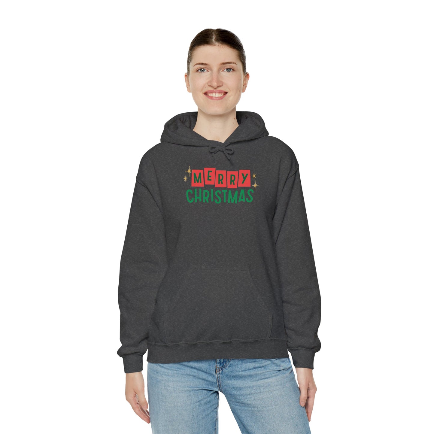 Retro Merry Christmas Unisex Hoodie