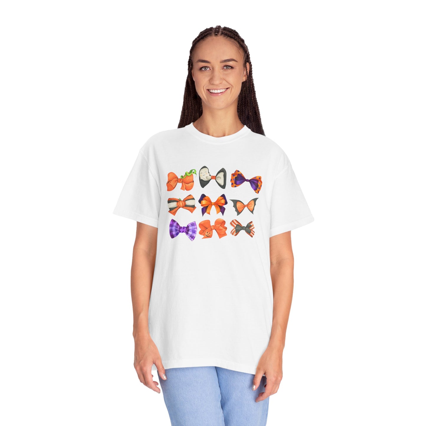 Halloween Bows Comfort Colors Tee