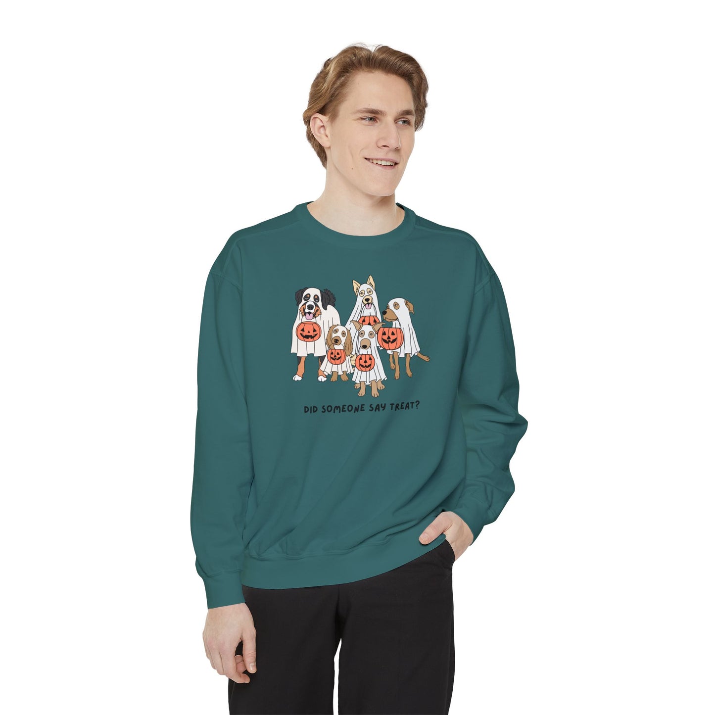 Did Someone Say Treat? Comfort Colors Sweatshirt