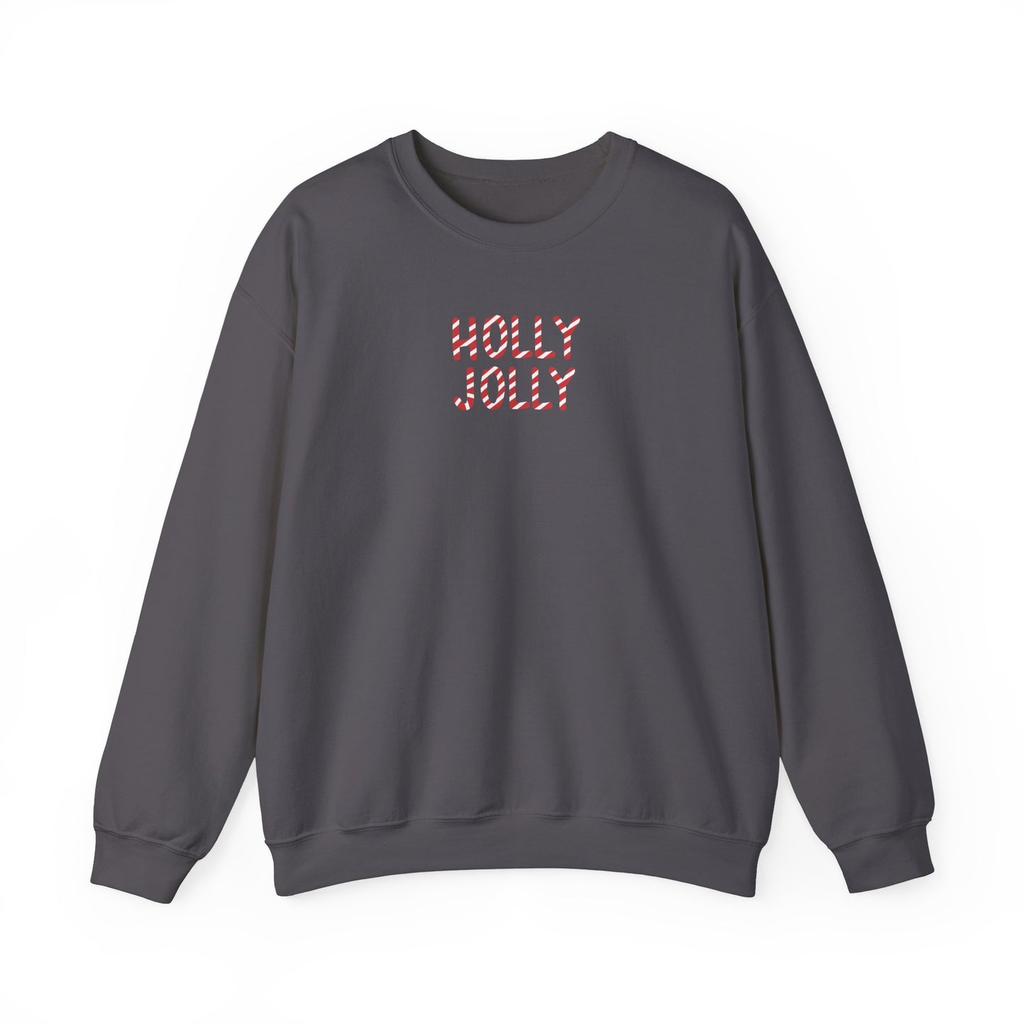 Holly Jolly Candy Cane Unisex Crewneck