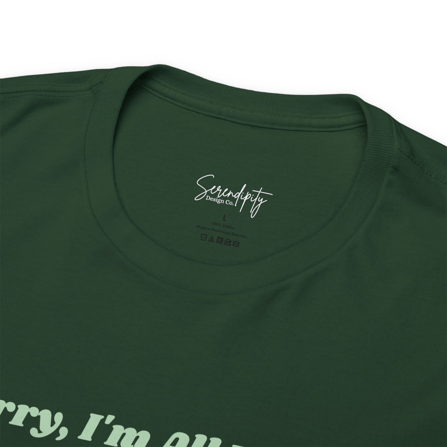 Sorry, I'm All Booked Unisex Tee