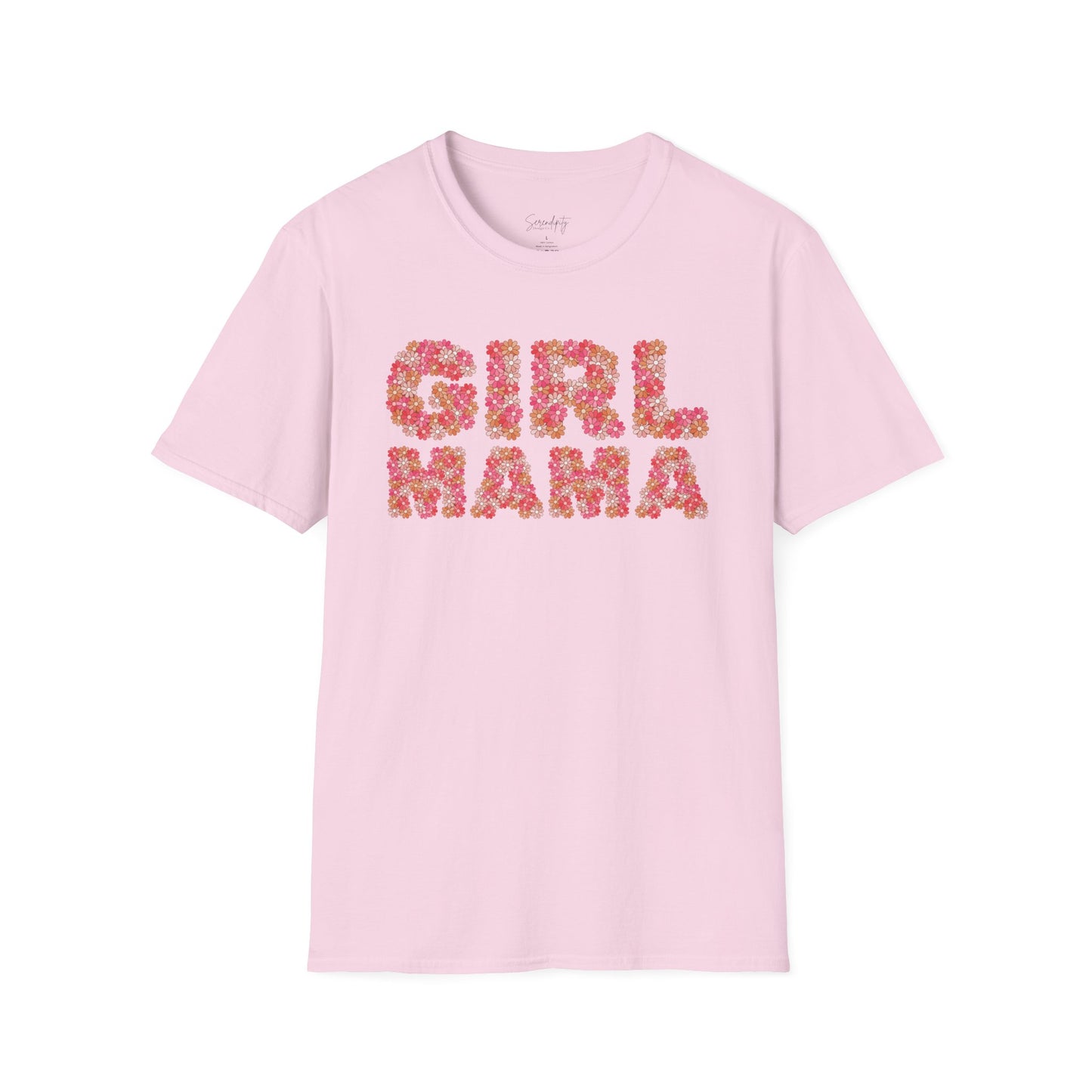 Girl Mama Retro Floral Soft Style Tee