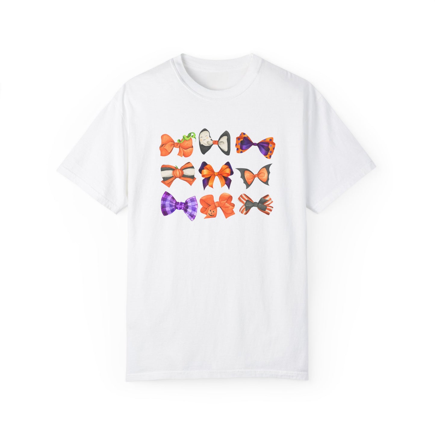 Halloween Bows Comfort Colors Tee