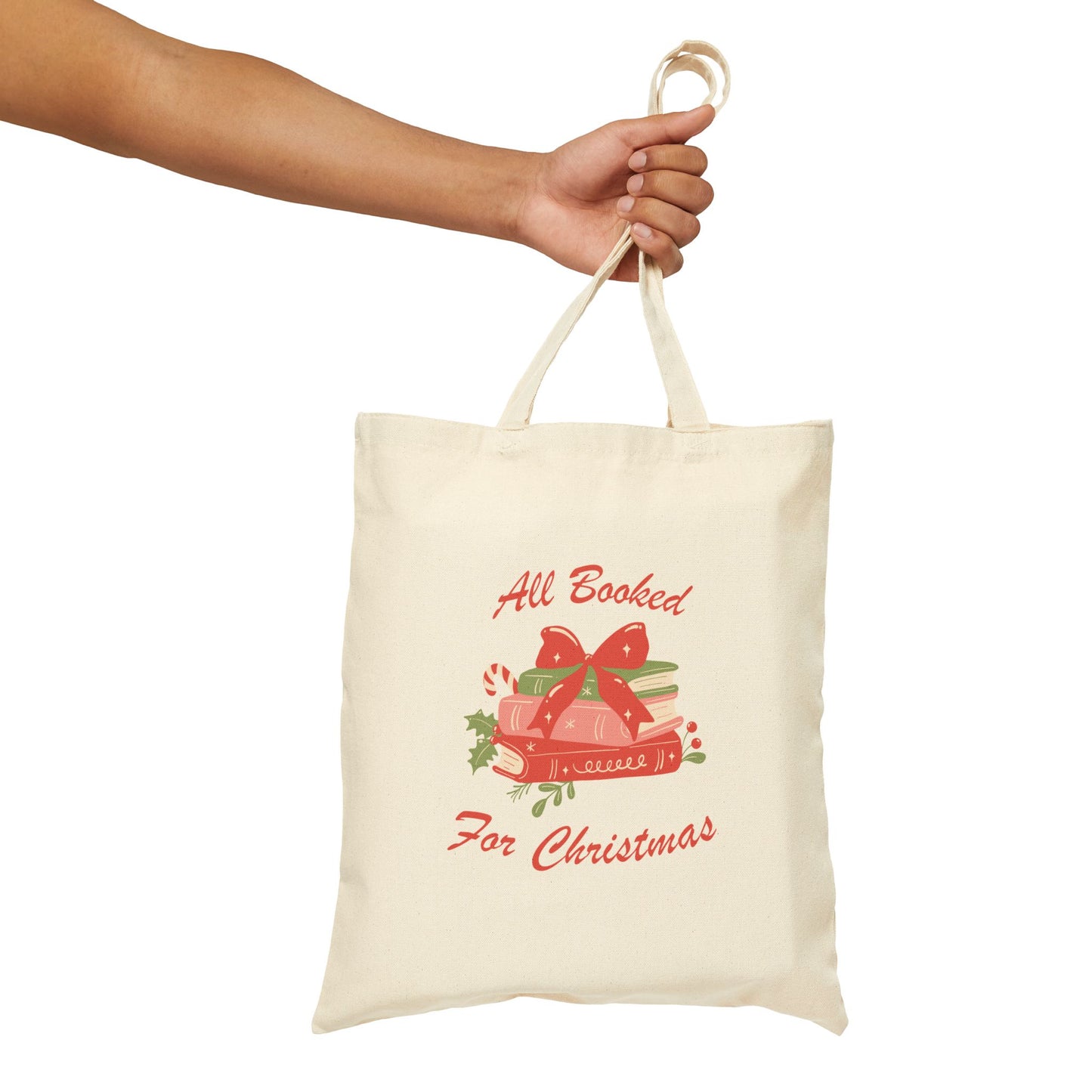 All Booked For Christmas Tote Bag