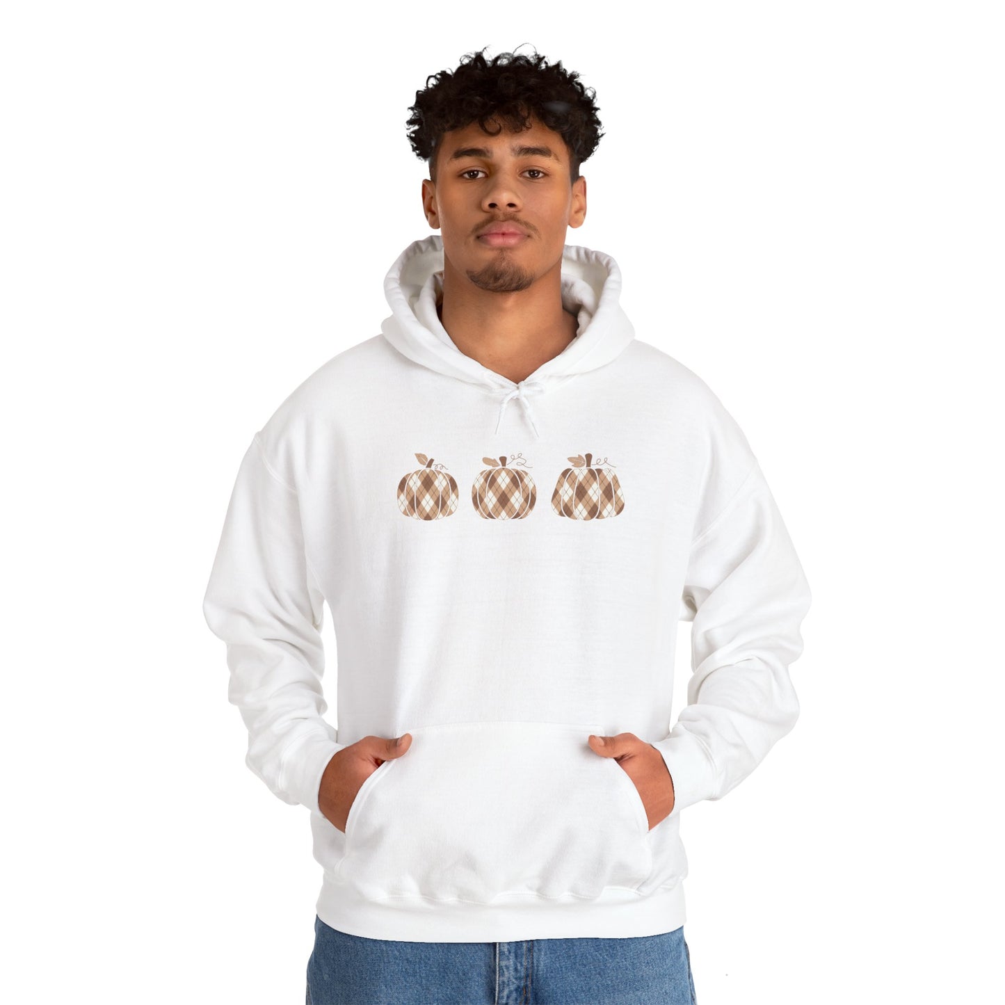 Plaid Pumpkins Unisex Hoodie