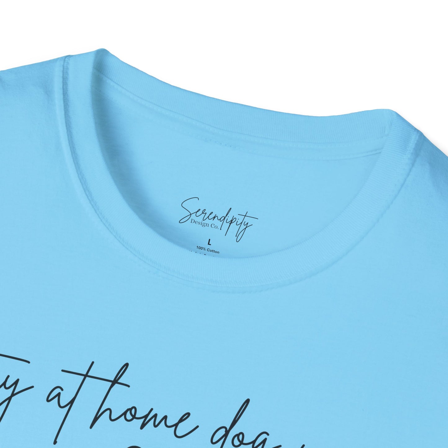 Stay At Home Dog Mom Soft Style Tee
