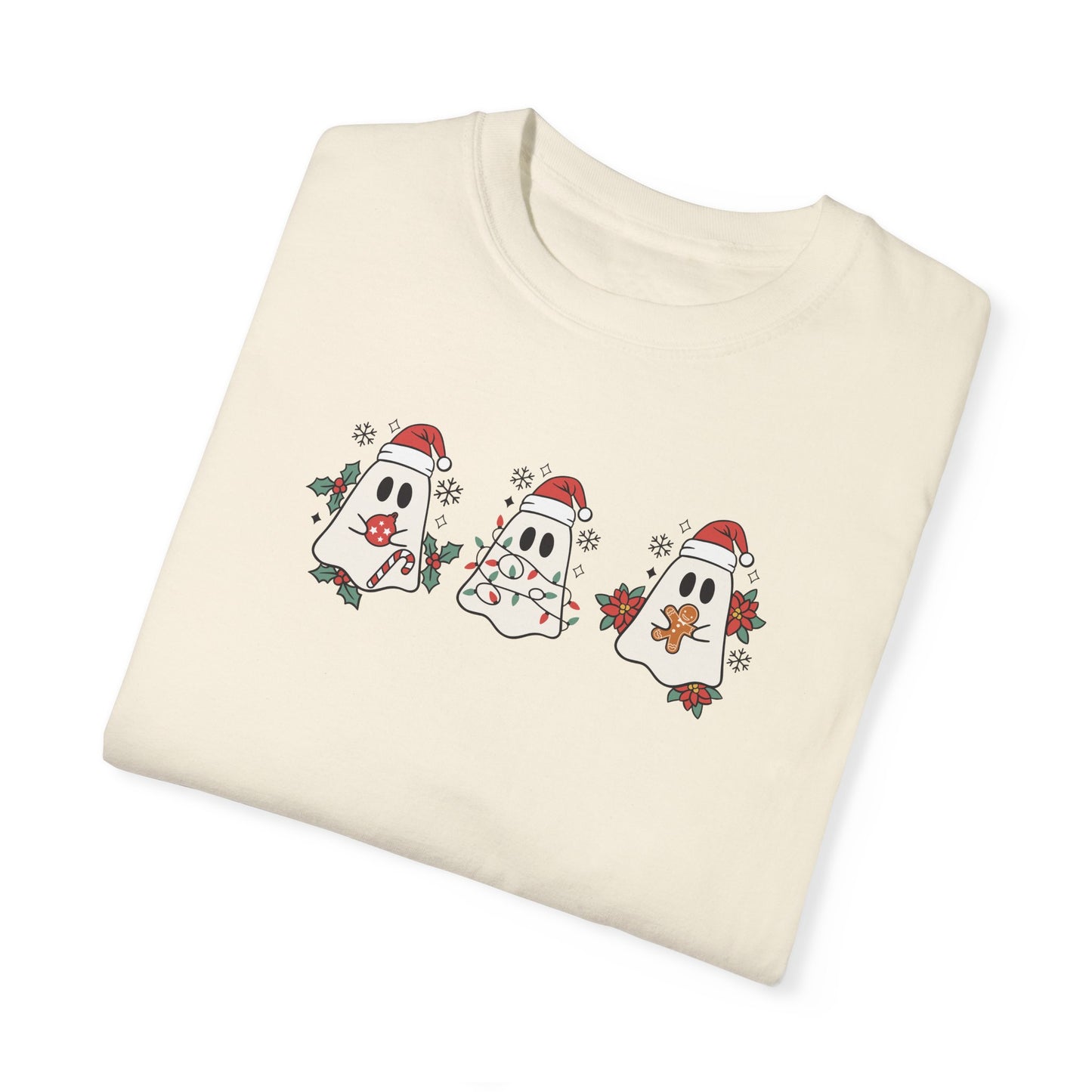 Christmas Ghosties Comfort Colors Tee