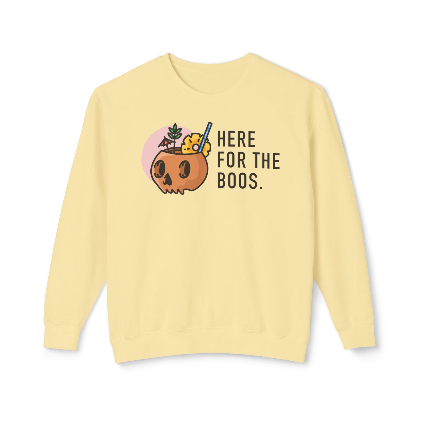 Here For The Boos Comfort Colors Sweatshirt