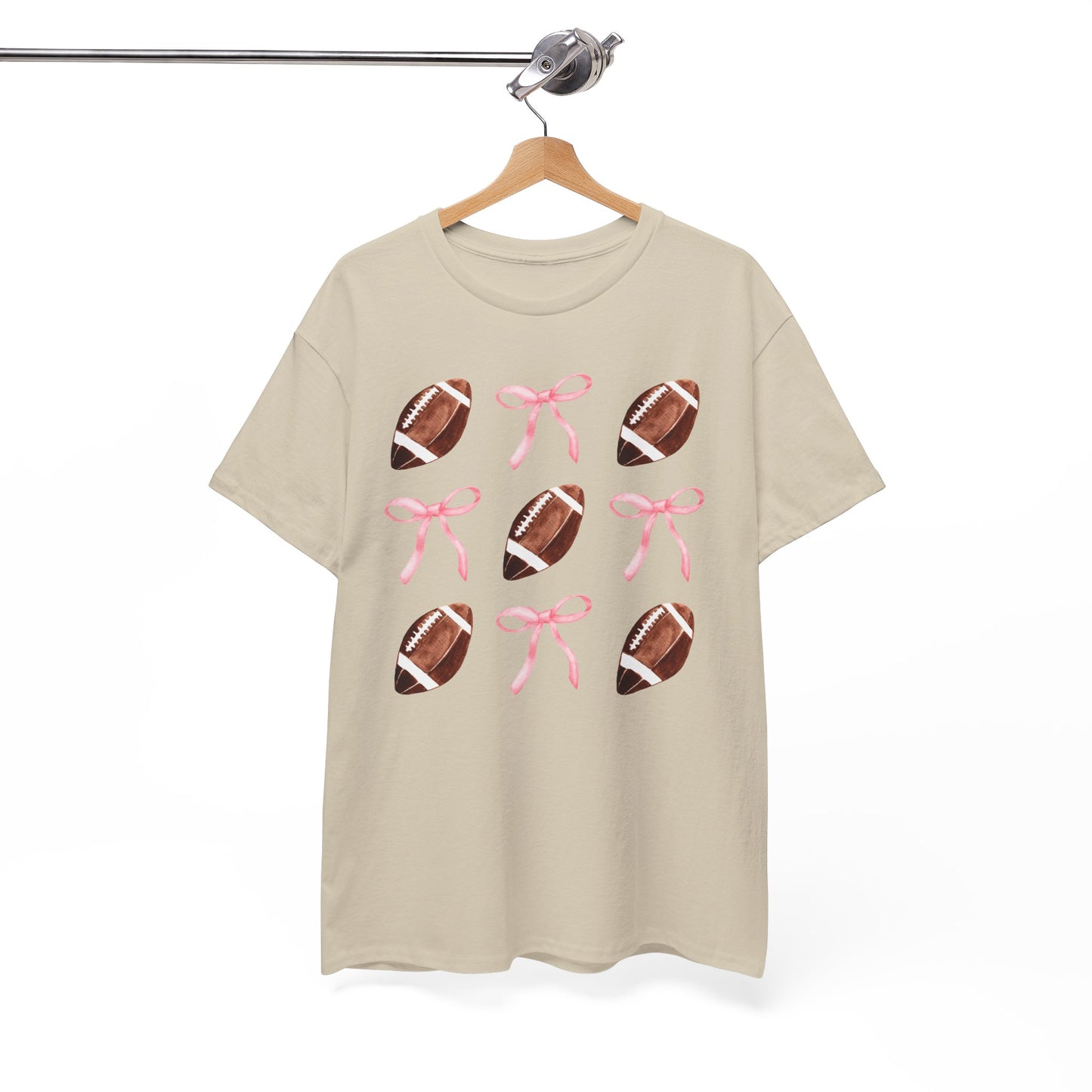 Football Bows Unisex Tee