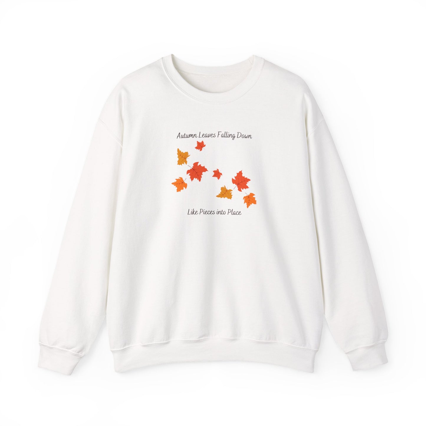 Autumn Leaves Falling Down Crewneck Sweatshirt