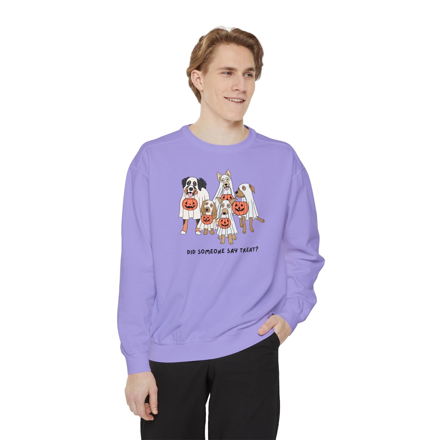 Did Someone Say Treat? Comfort Colors Sweatshirt