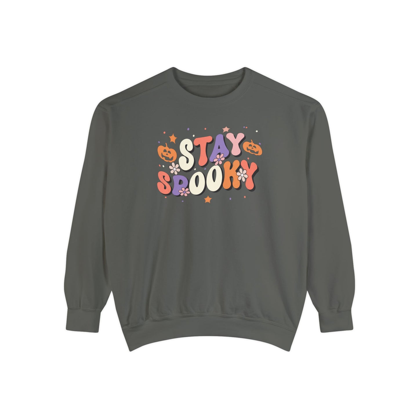 Stay Spooky Girly Comfort Colors Sweatshirt