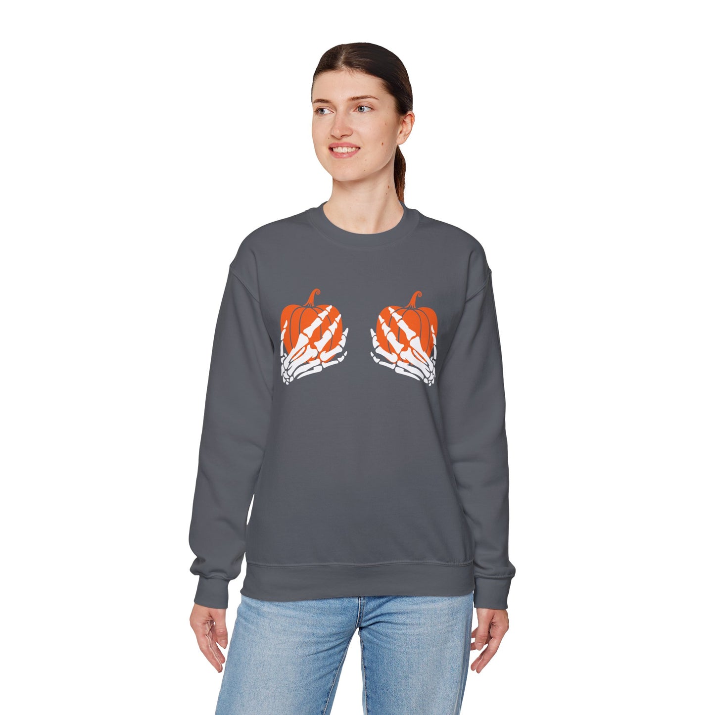 Pumpkin Grab Unisex Crewneck