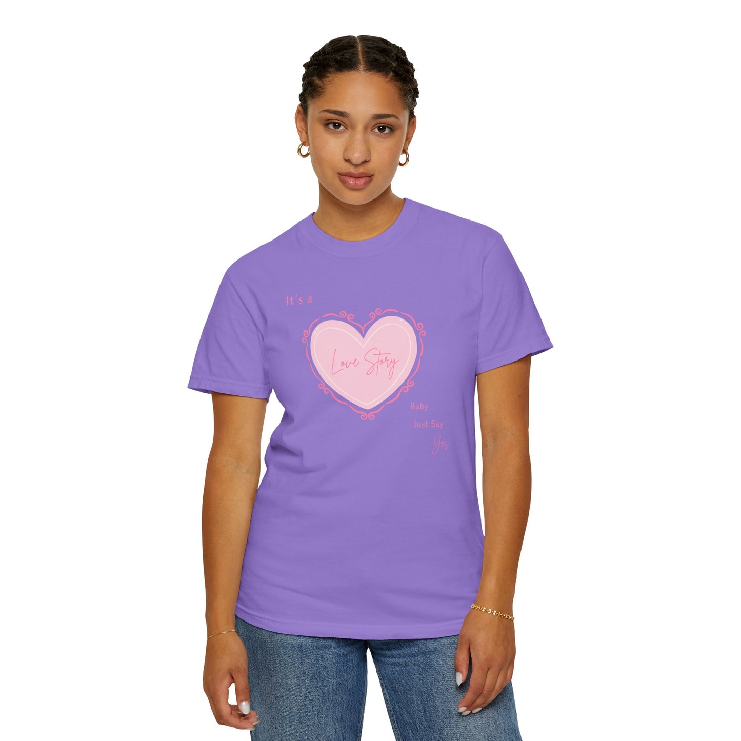 Love Story Coquette Comfort Colors Tee