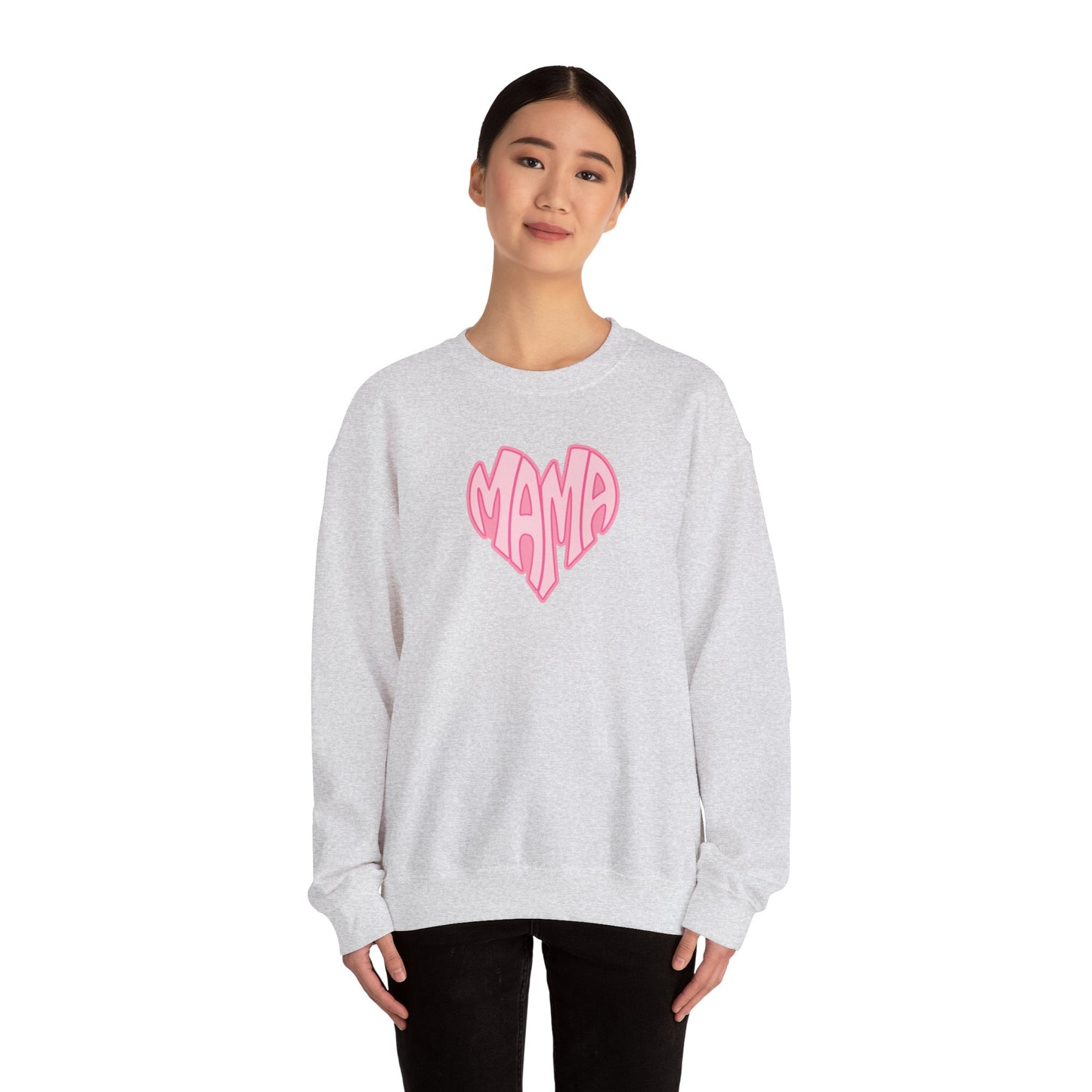 Mama Heart Crewneck Sweatshirt
