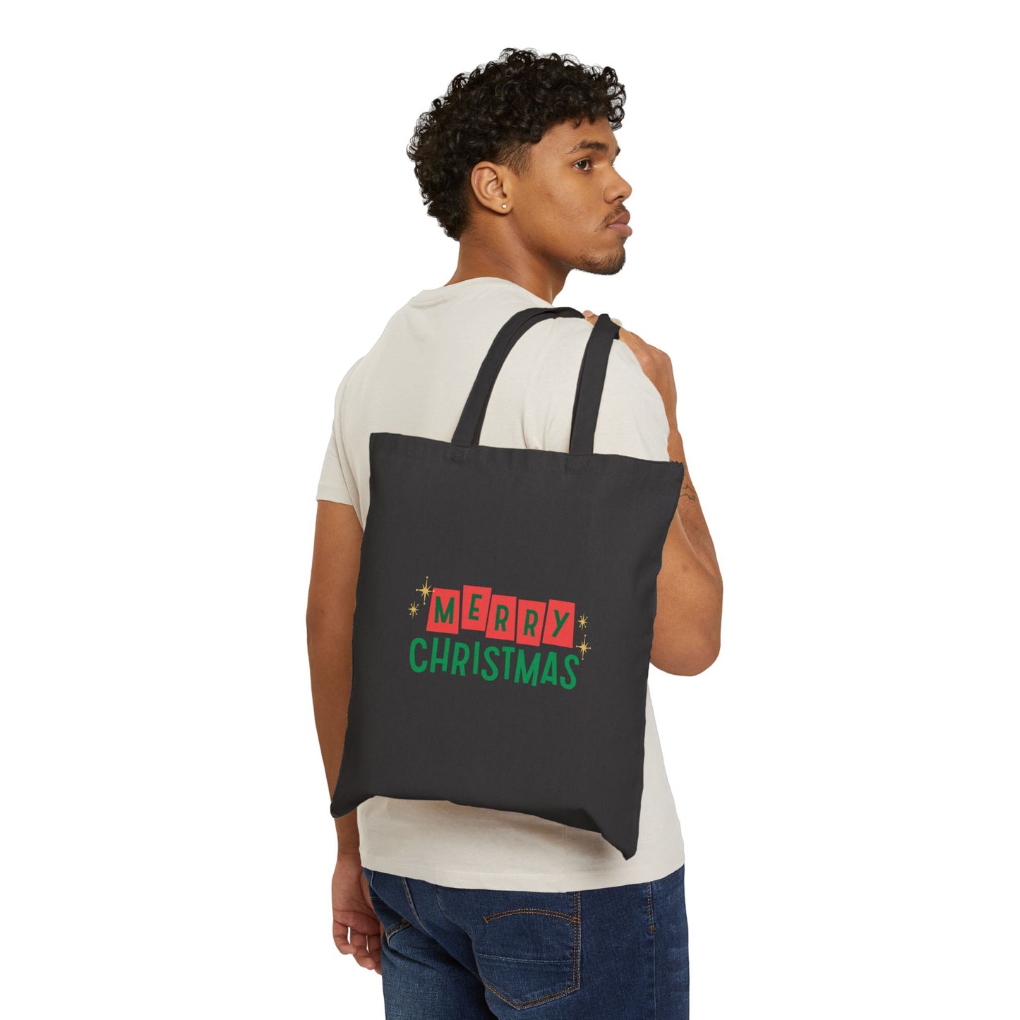 Retro Merry Christmas Tote Bag