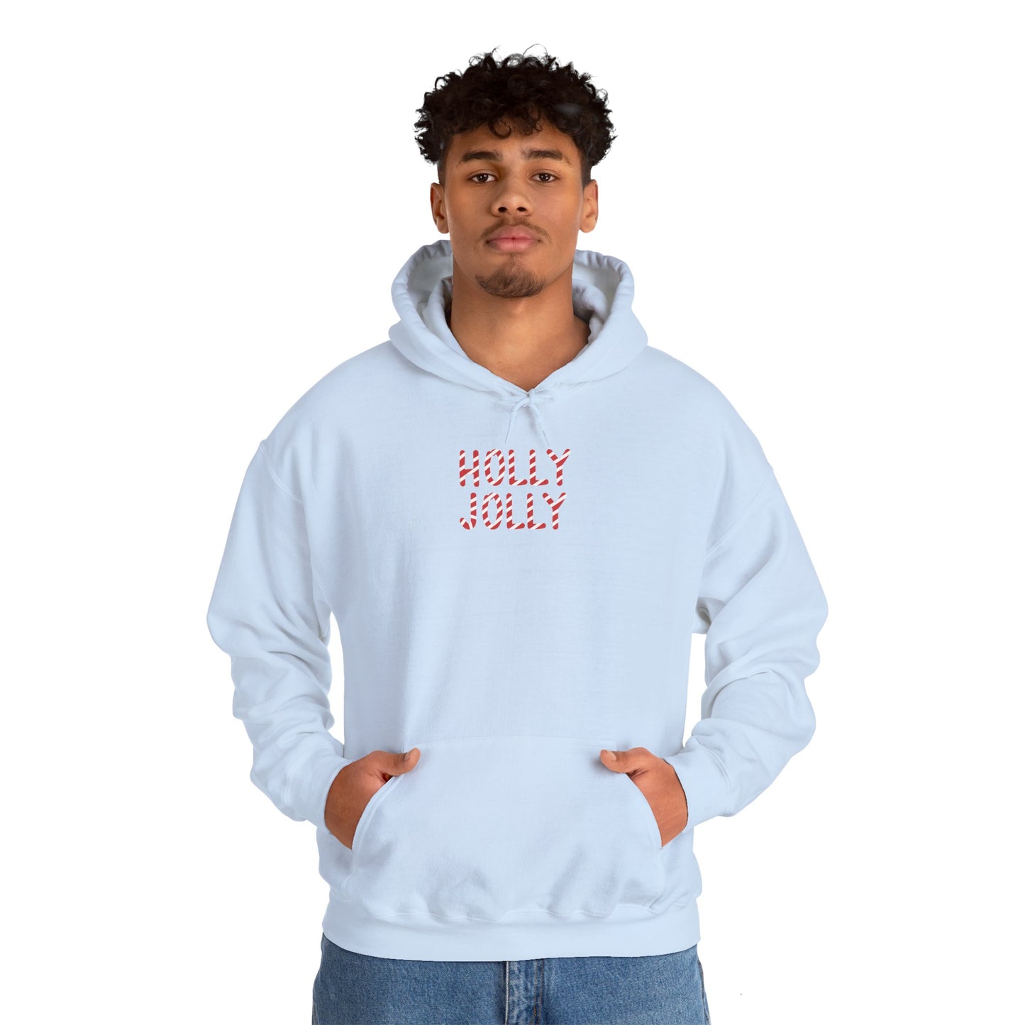 Holly Jolly Candy Cane Unisex Hoodie