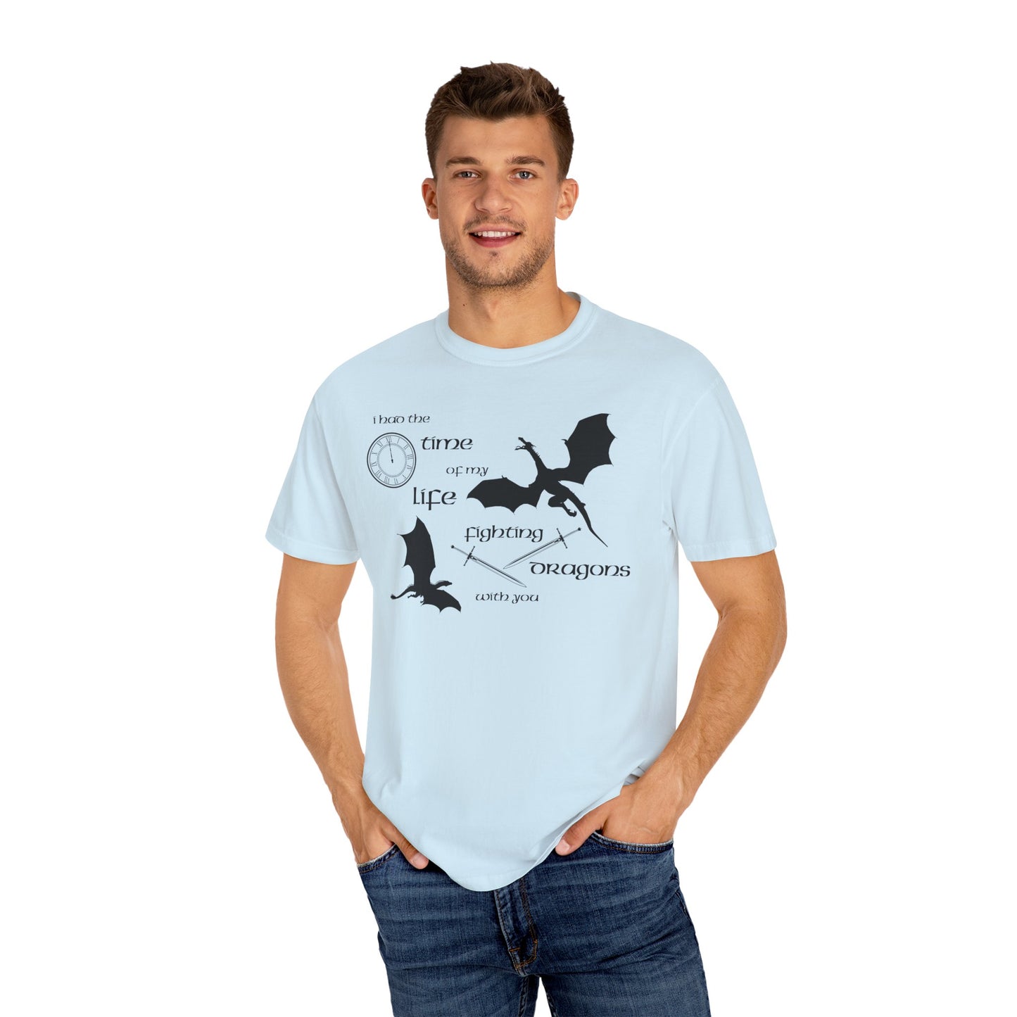 Fighting Dragons With You Comfort Colors Tee