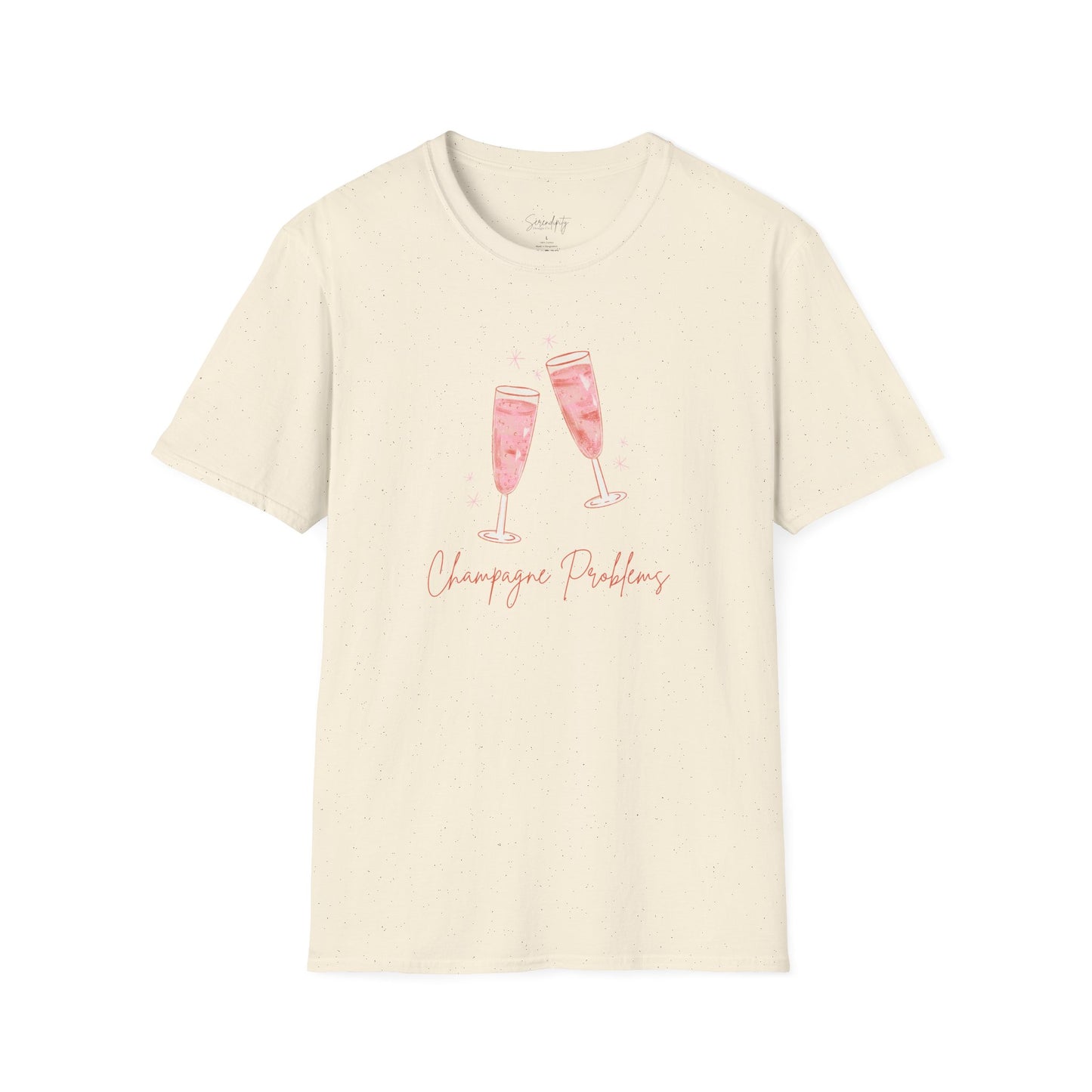Champagne Problems Soft Style Tee