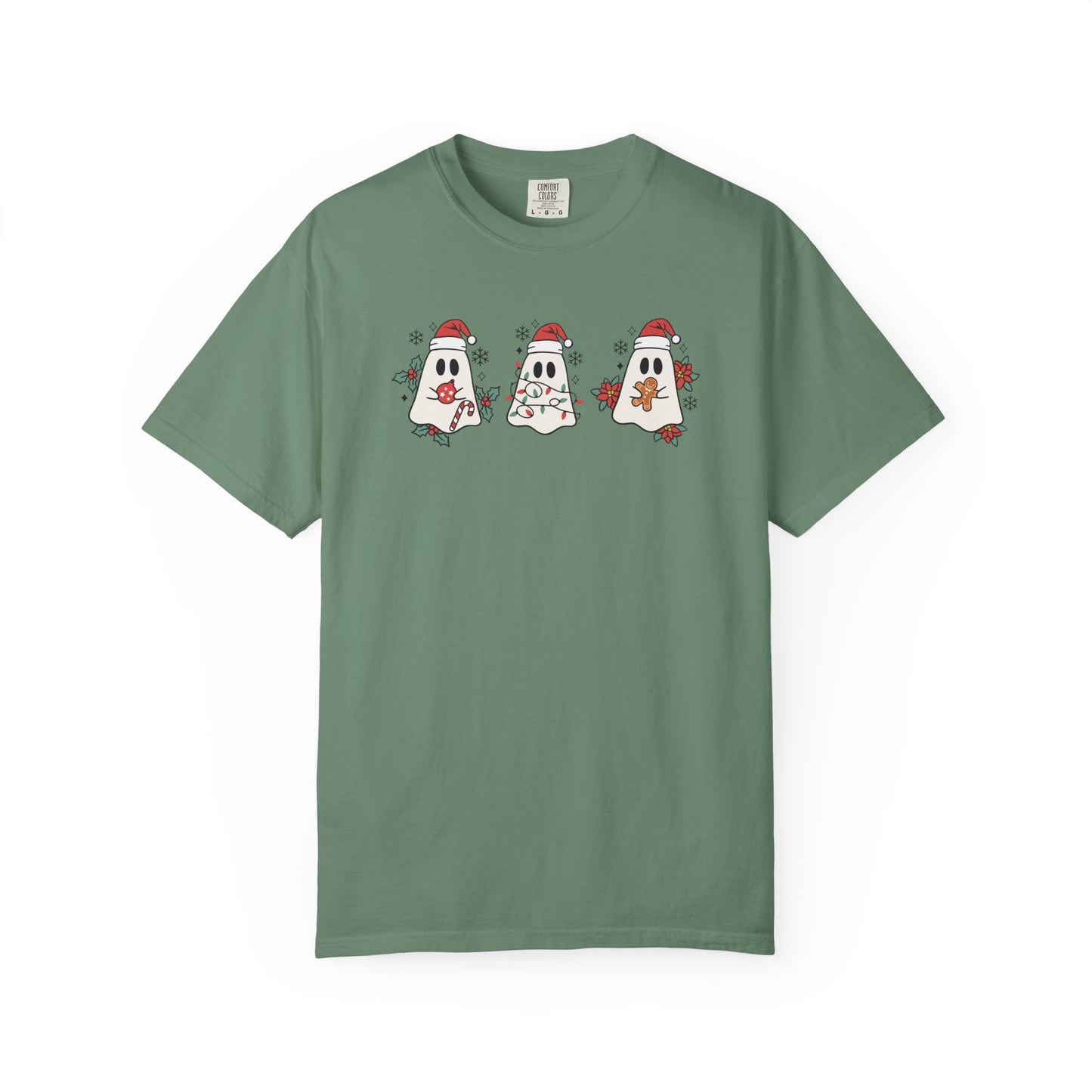 Christmas Ghosties Comfort Colors Tee
