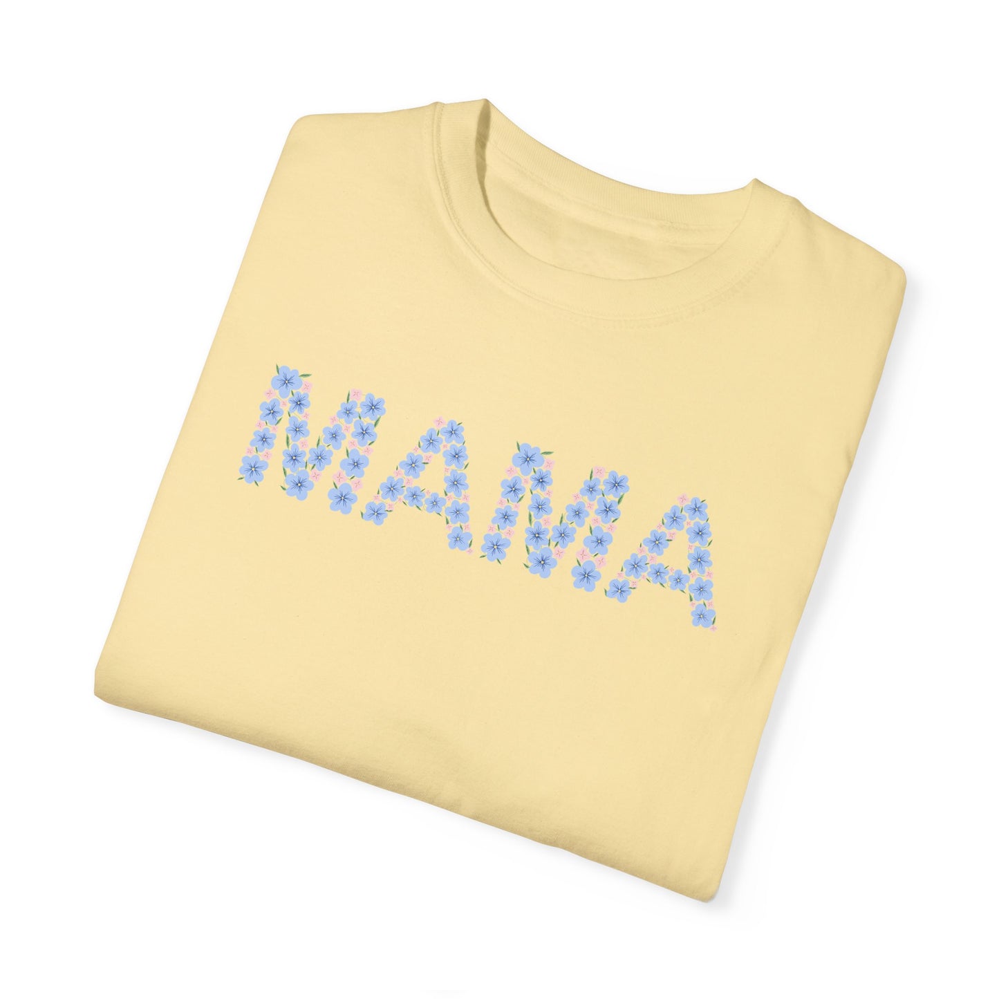 MAMA Floral Comfort Colors Tee