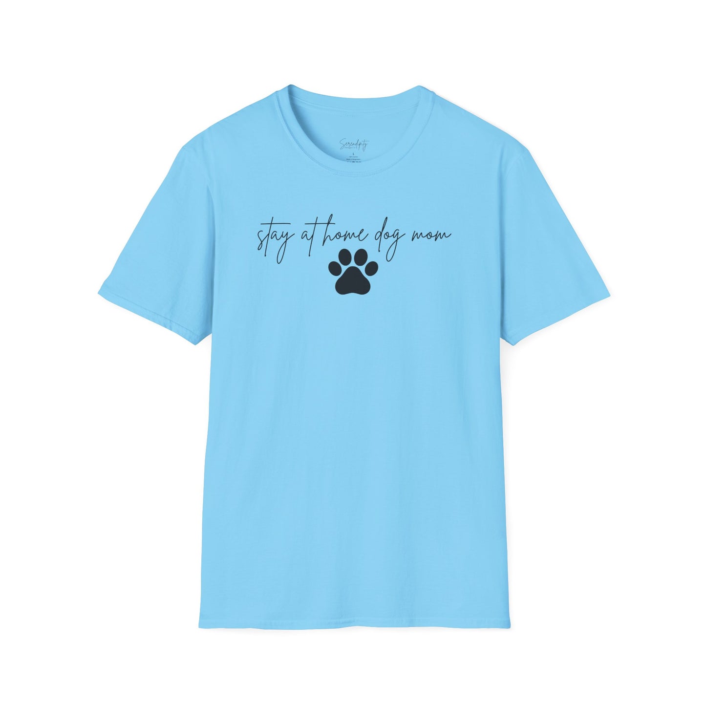 Stay At Home Dog Mom Soft Style Tee