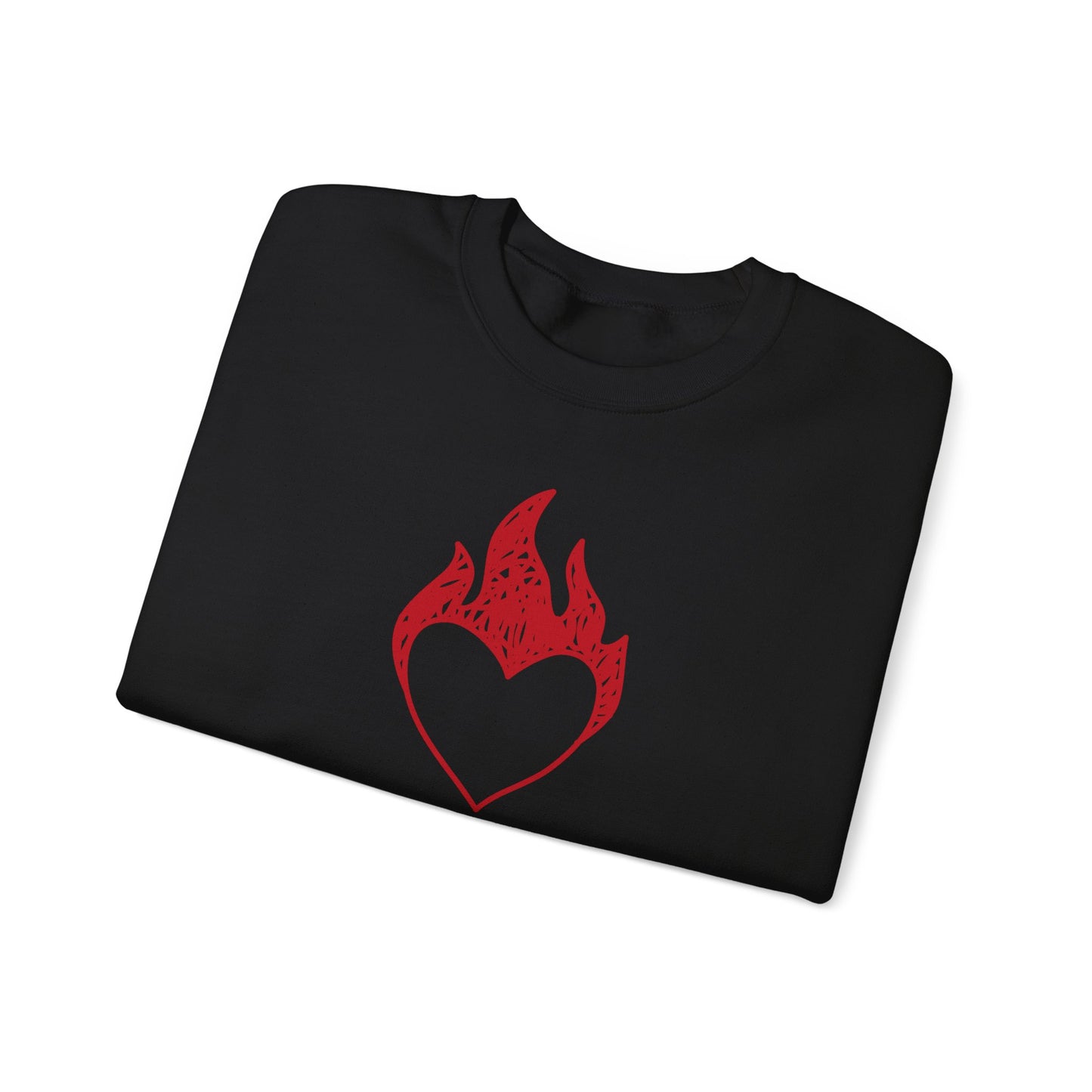 Fireheart Hand-drawn Crewneck Sweatshirt