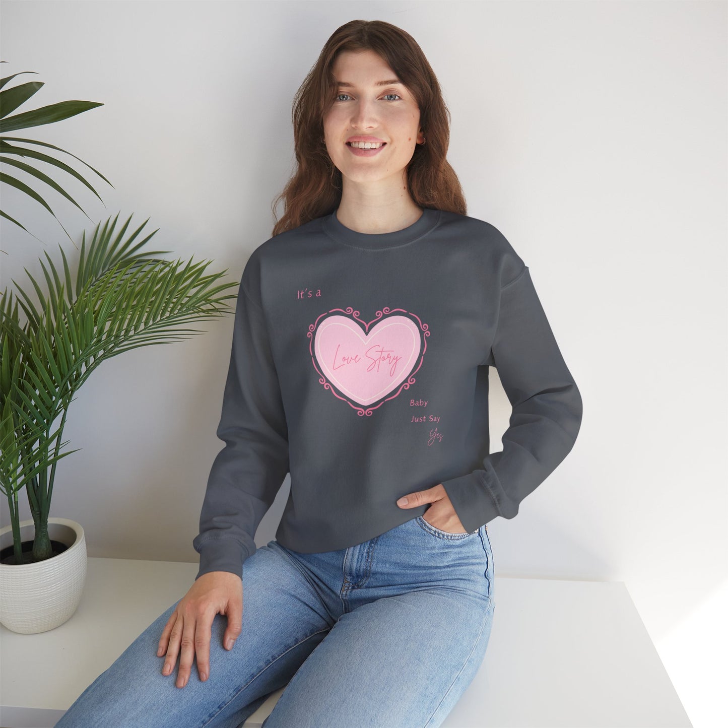 Love Story Coquette Crewneck Sweatshirt