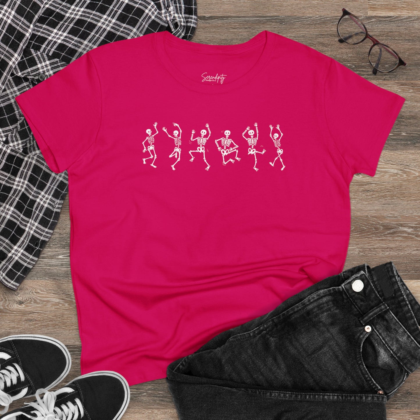 Dancing Skeletons Baby Tee