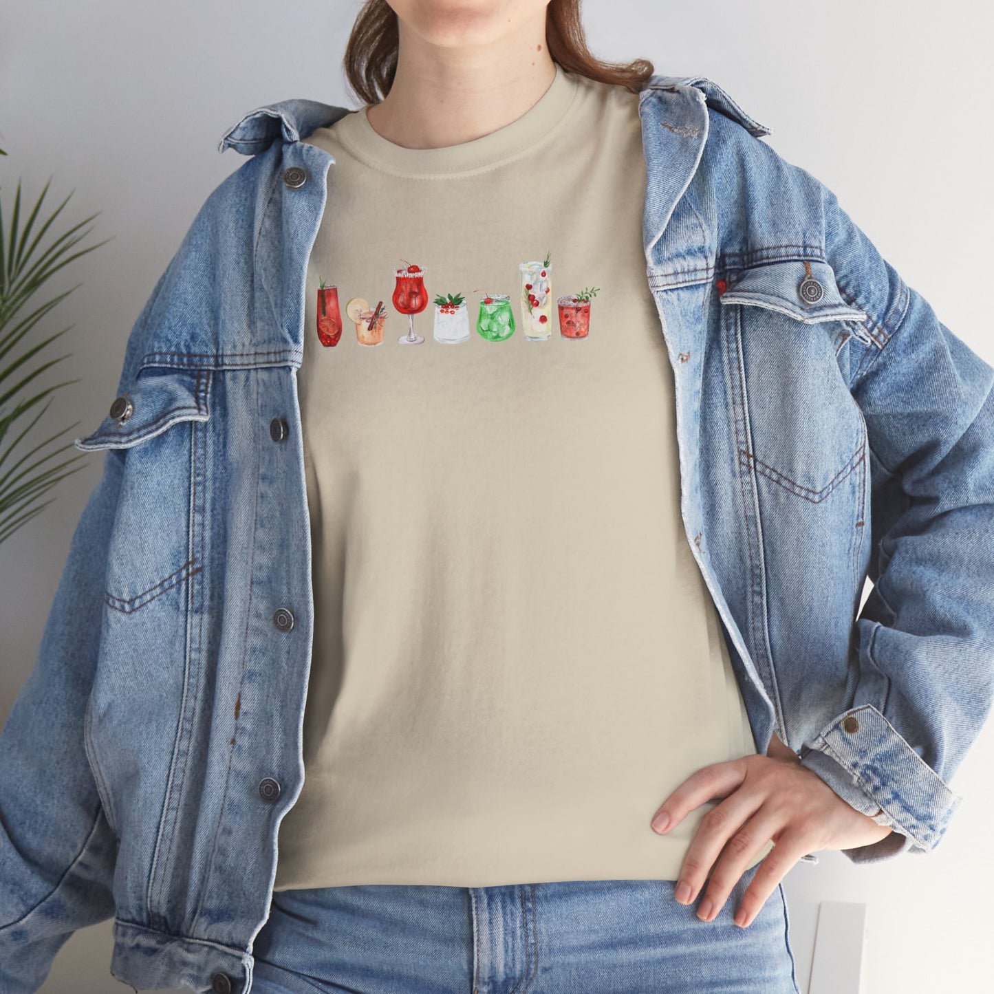 Christmas Cocktails Unisex Tee