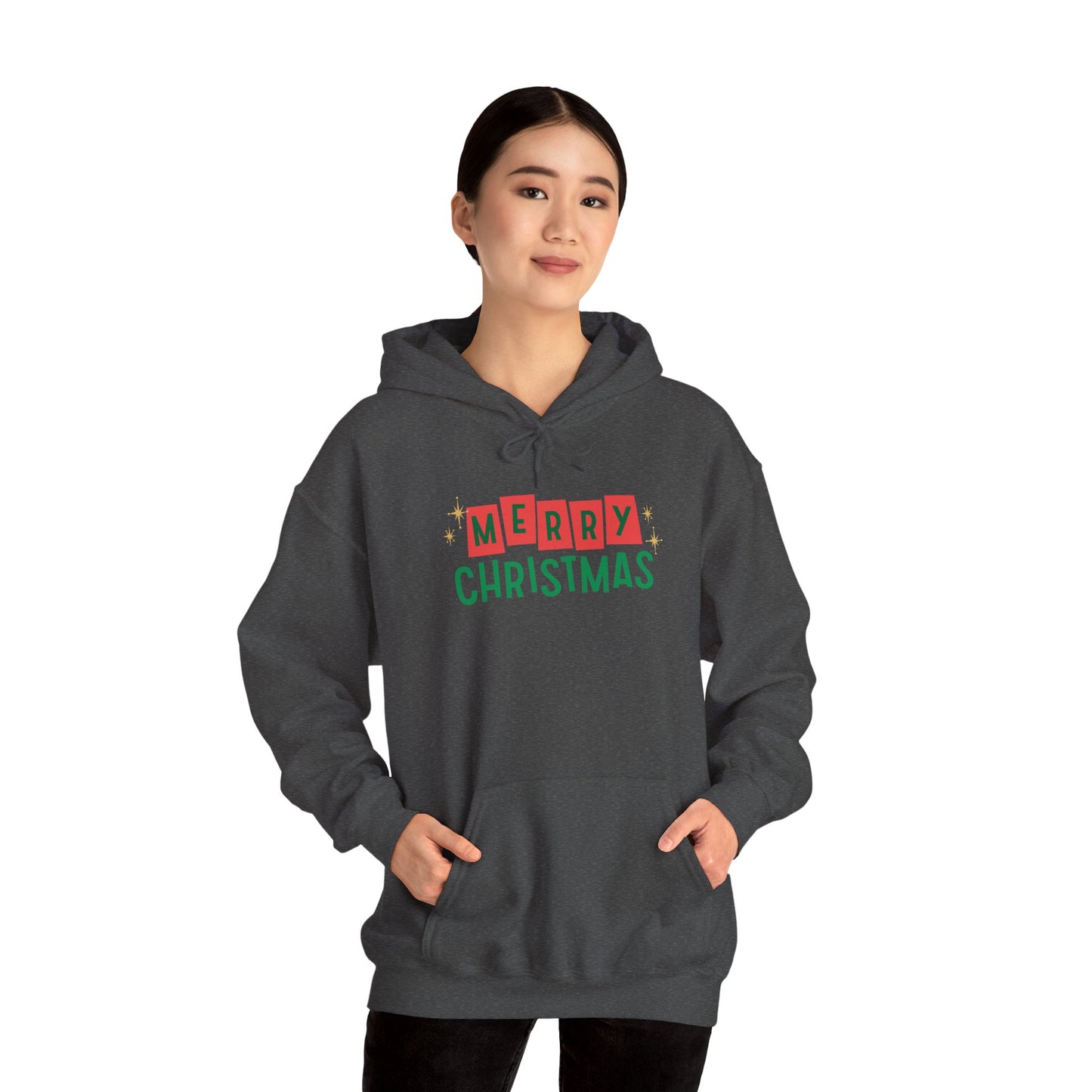 Retro Merry Christmas Unisex Hoodie