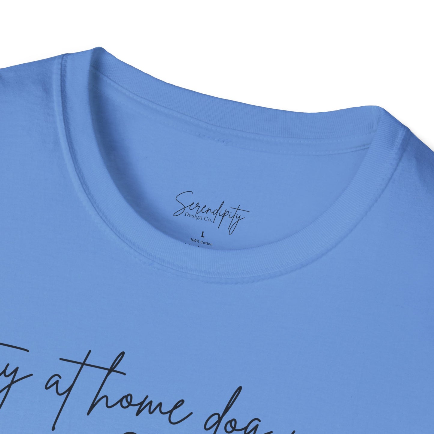 Stay At Home Dog Mom Soft Style Tee