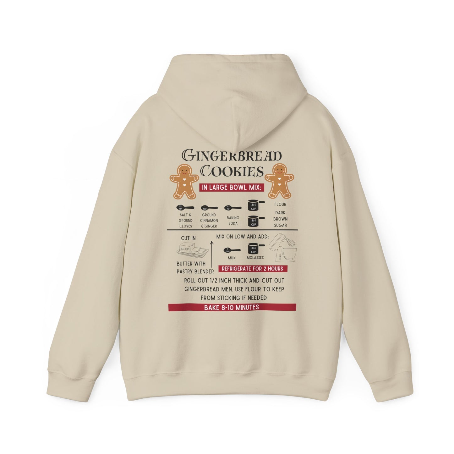 Gingerbread Cookie Recipe Unisex Hoodie