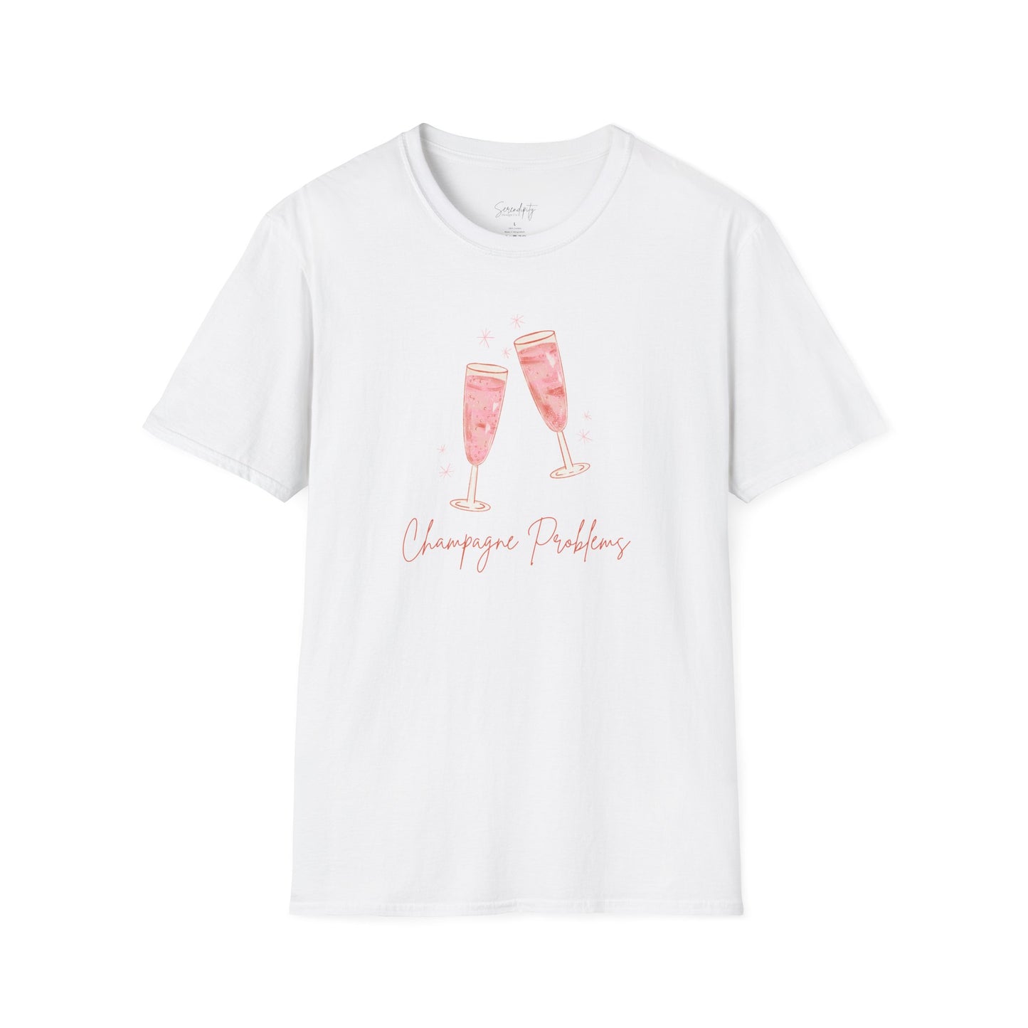 Champagne Problems Soft Style Tee