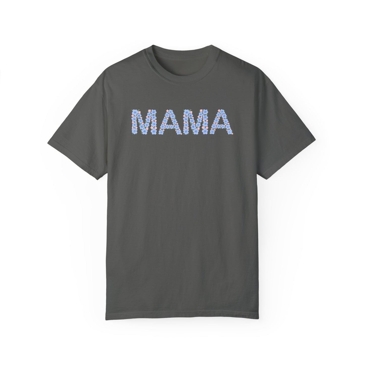 MAMA Floral Comfort Colors Tee