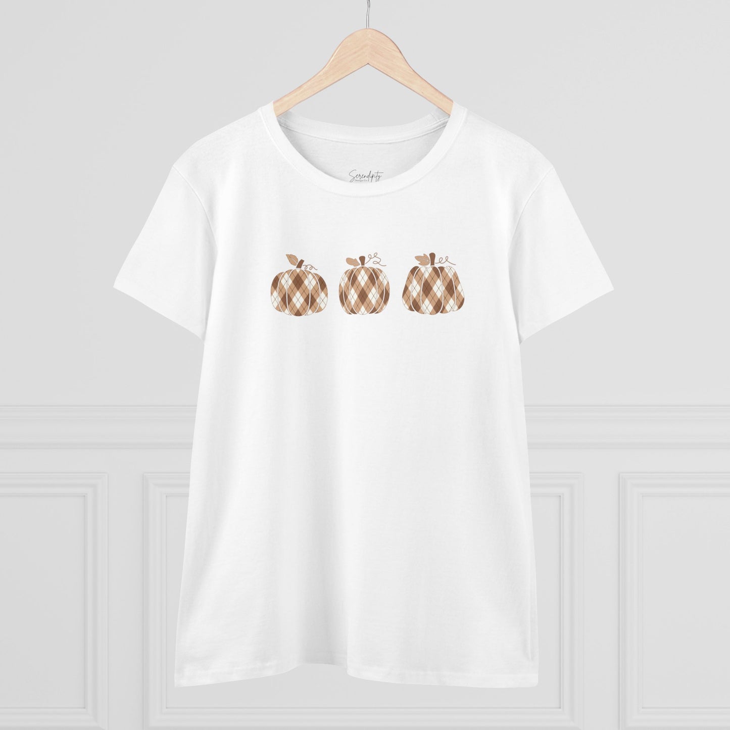 Plaid Pumpkins Baby Tee