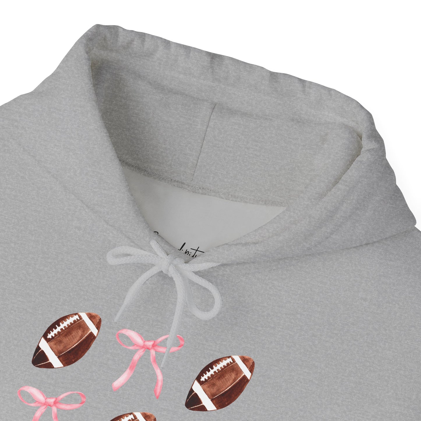 Football Bows Unisex Hoodie