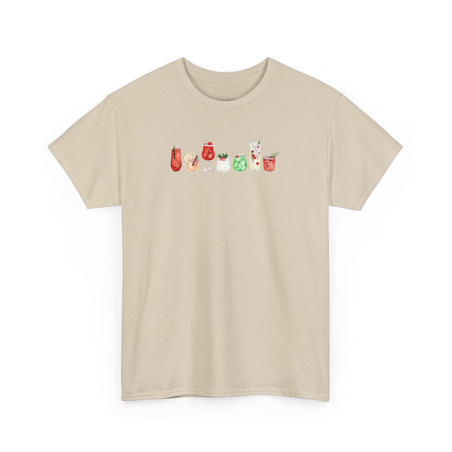 Christmas Cocktails Unisex Tee