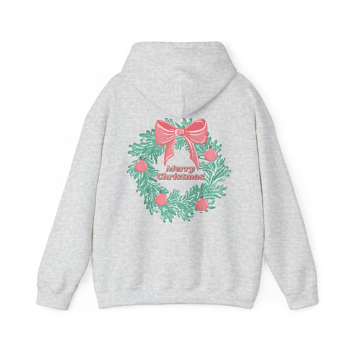 Ho Ho Ho Merry Christmas Wreath Unisex Hoodie