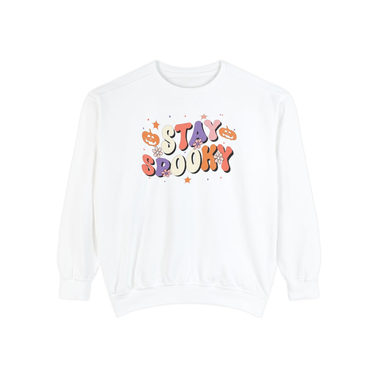 Stay Spooky Girly Comfort Colors Sweatshirt